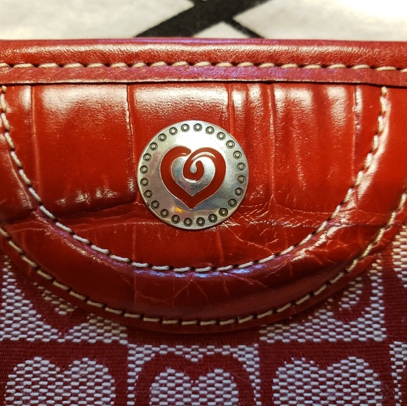 Brighton Red Signature Jacquard Purse - Picture 3 of 8